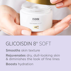 ISDIN Glicoisdin 8 SOFT Exfoliating Glycolic Acid Face Cream