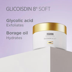 ISDIN Glicoisdin 8 SOFT Exfoliating Glycolic Acid Face Cream