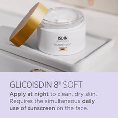 ISDIN Glicoisdin 8 SOFT Exfoliating Glycolic Acid Face Cream