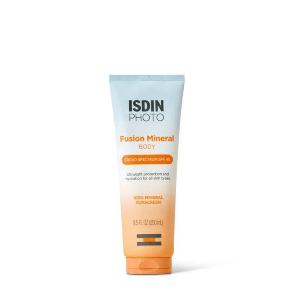 ISDIN Fusion Mineral Body Broad Spectrum SPF 40 shop at Exclusive Beauty