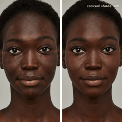 Jane Iredale PureMatch Concealer Before/After in 16W Shop At Exclusive Beauty