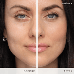 Jane Iredale HydroPure Tinted Serum Before/After 2 Shop At Exclusive Beauty