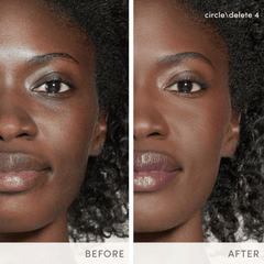 Jane Iredale Circle\Delete Concealer Dark Before and After Shop At Exclusive Beauty