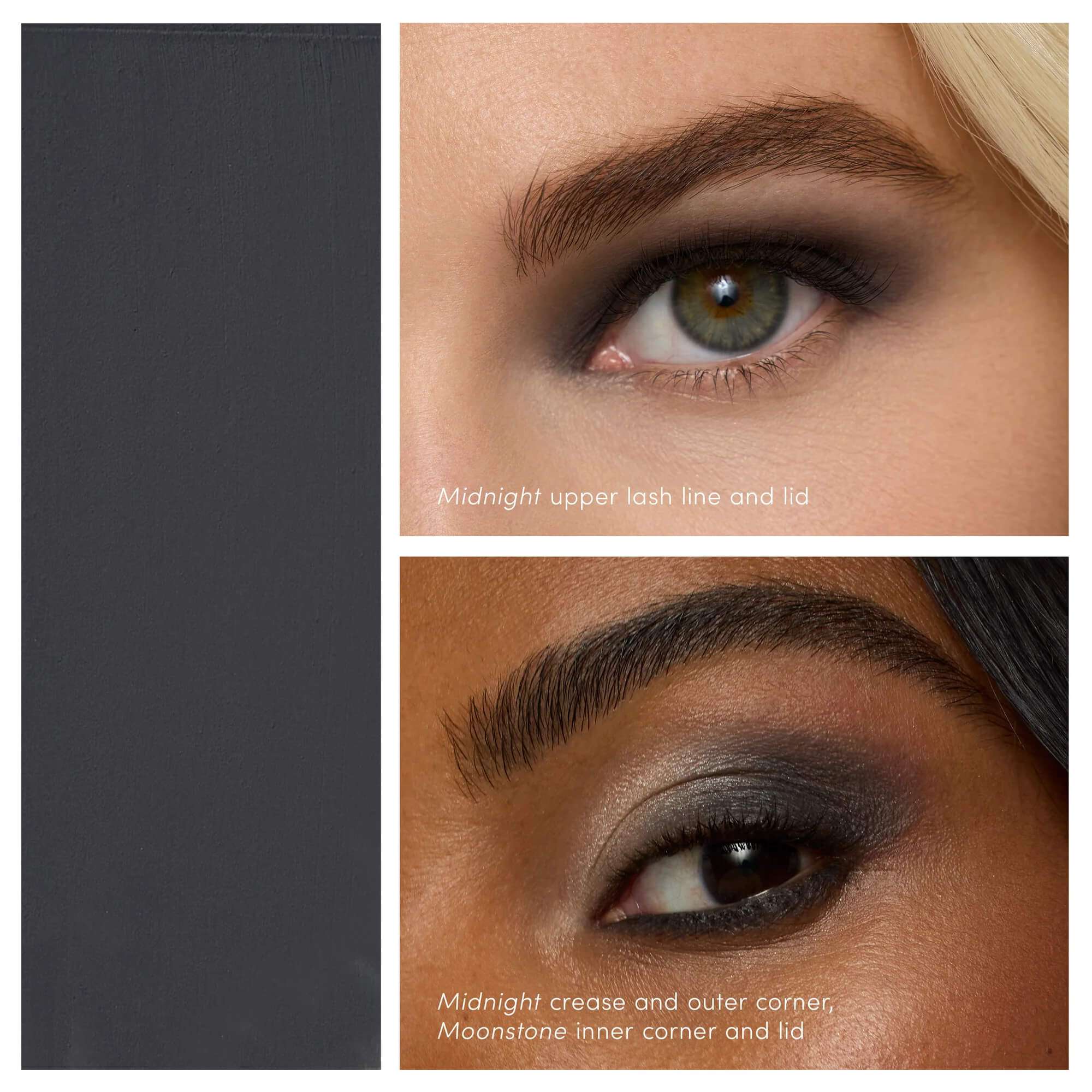 Jane Iredale Shadow Stick Midnight Models 3