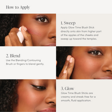 Load image into Gallery viewer, How To Use Jane Iredale Glow Time Blush Stick Shop At Exclusive Beauty
