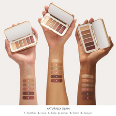 Jane Iredale PurePressed Eyeshadow Palette Naturally Glam Swatches Shop At Exclusive Beauty