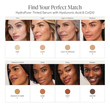 Load image into Gallery viewer, Jane Iredale HydroPure Tinted Serum Shade Guide Shop At Exclusive Beauty
