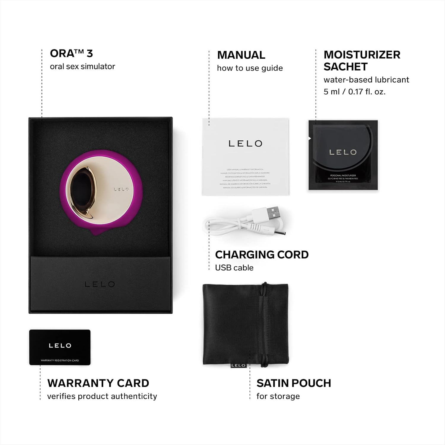 LELO ORA 3 Deep Rose 2