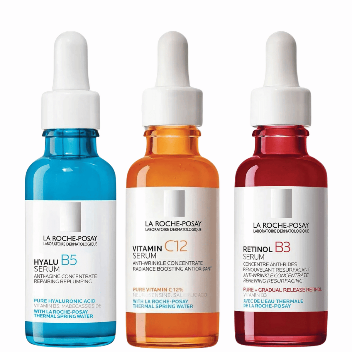 La Roche-Posay Anti-Aging Serum Set ($129 Value) Serum La Roche-Posay Shop at Exclusive Beauty Club