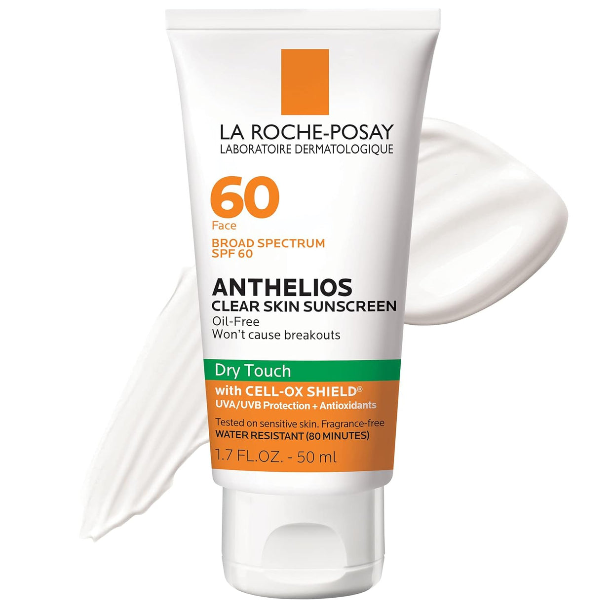 La Roche-Posay Anthelios Clear Skin Oil Free Sunscreen SPF 60 1.7 fl. oz. shop at Exclusive Beauty