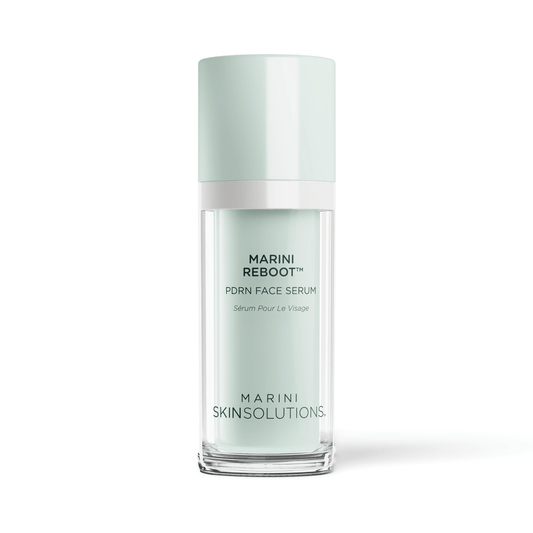 Marini Reboot PDRN Face Serum bottle. Available at Exclusive Beauty Club