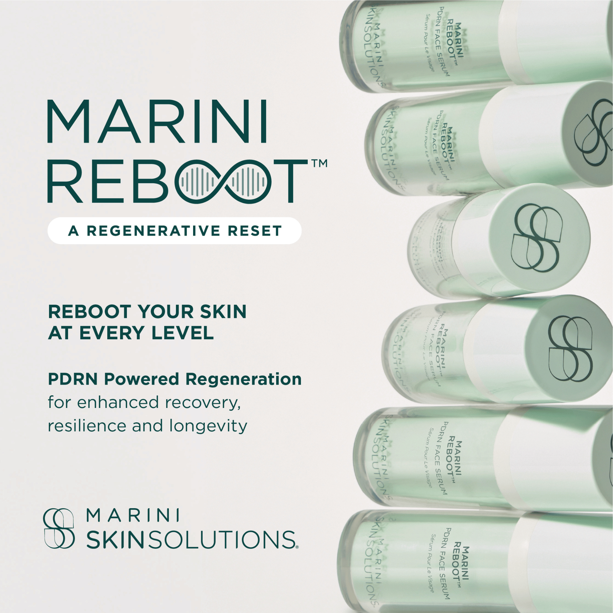 Marini Reboot PDRN Face Serum. Available at Exclusive Beauty Club