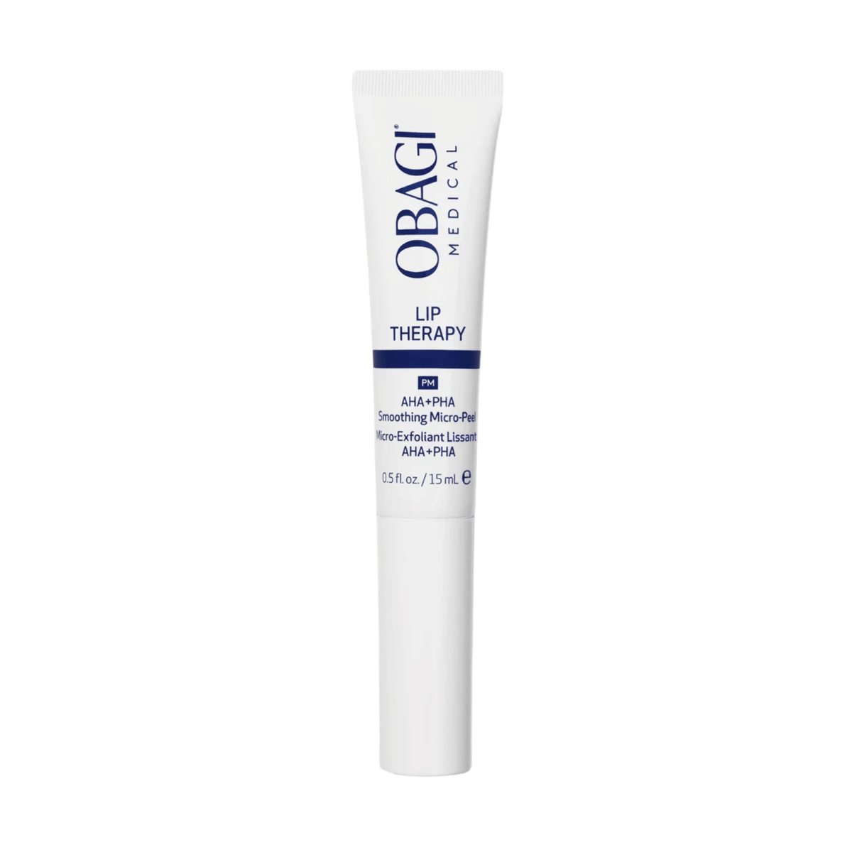 Obagi Medical Lip Therapy AHA+PHA SMOOTHING MICRO-PEEL at Exclusive Beauty Club. Night treatment for soft, smooth lips.