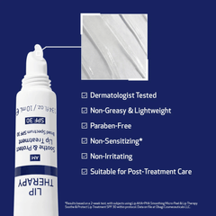 Obagi Medical Lip Therapy SOOTHE & PROTECT LIP TREATMENT BROAD SPECTRUM SPF 30 from Exclusive Beauty Club. Hydrate and Plump lips while protecting from sun damage.