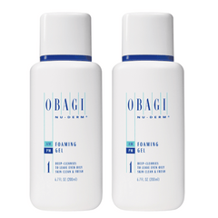 Obagi Nu-Derm Foaming Gel (2 Pack) $86 Value Obagi Shop at Exclusive Beauty Club