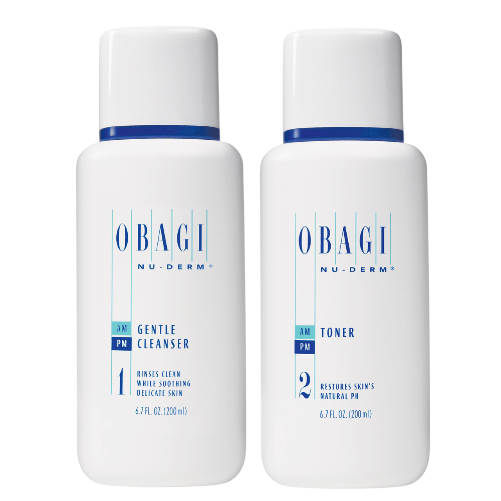 Obagi Nu-Derm Gentle Cleanser + Nu-Derm Toner ($86 Value) Obagi Shop at Exclusive Beauty Club