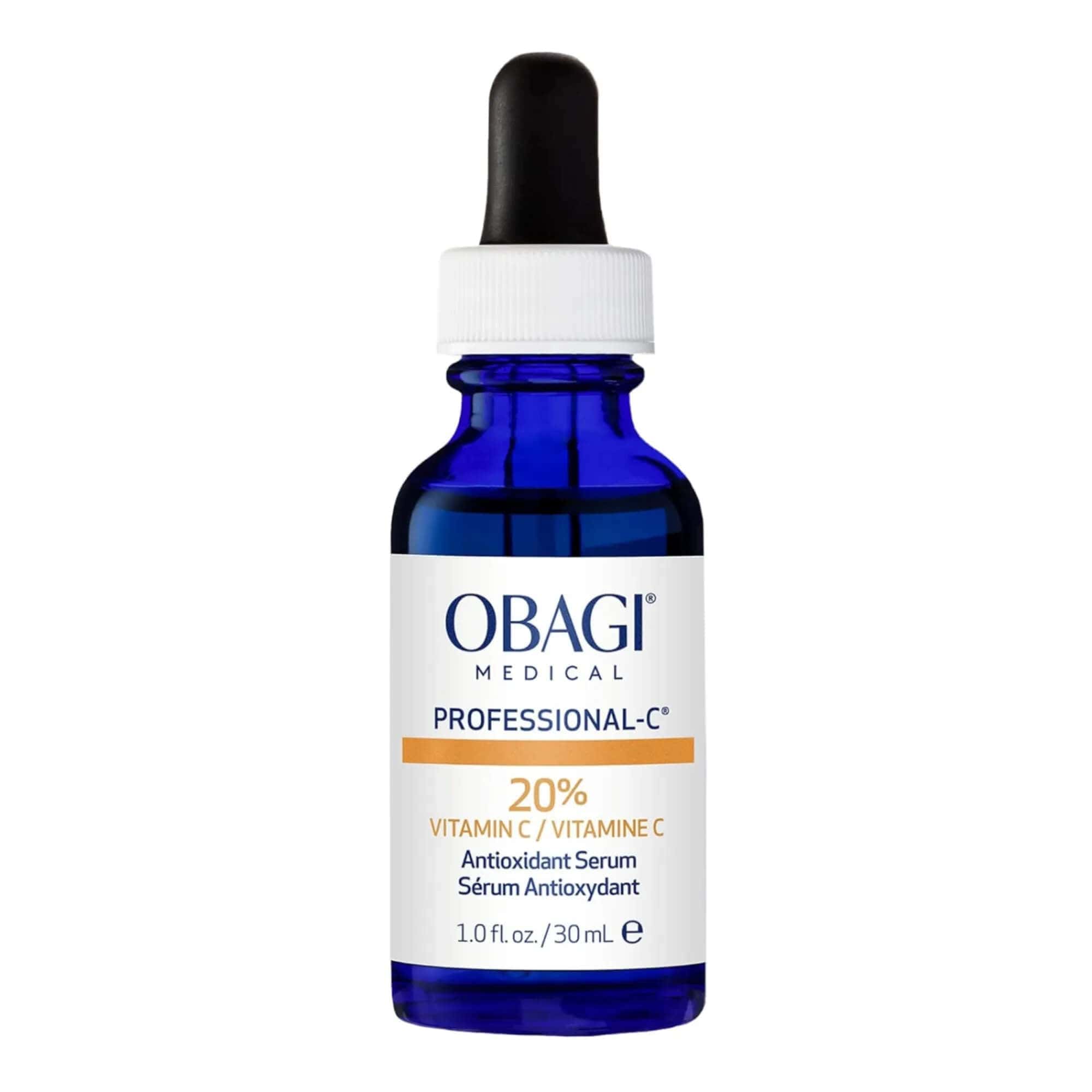 Obagi Medical Professional-C antioxidant serum bottle on a white background