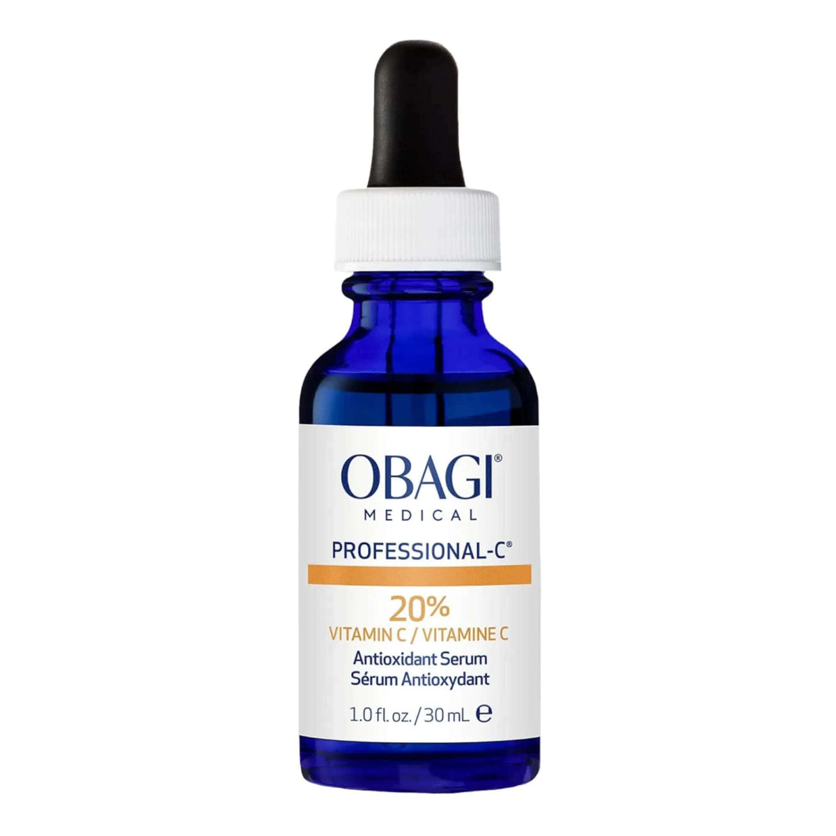 Obagi Medical Professional-C antioxidant serum bottle on a white background