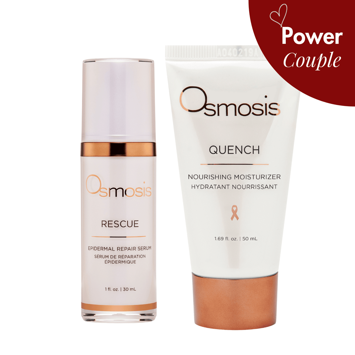 Osmosis Rescue Serum and Quench Moisturizer Bundle
