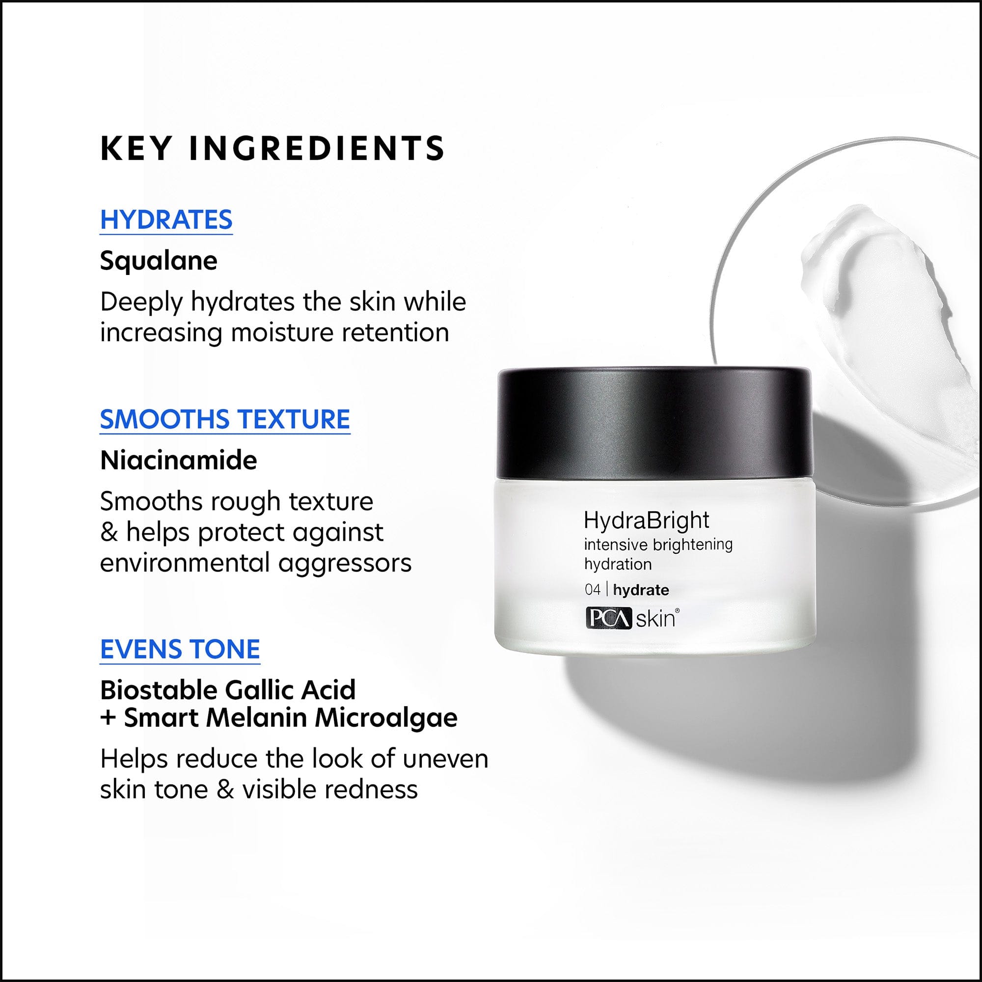 PCASkin Hydrabright Intensive Brightening Hydration Key Ingredients Shop At Exclusive Beauty