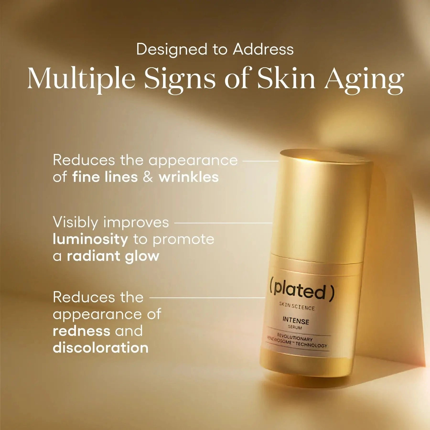 Shop Plated Skin Science INTENSE Serum at Exclusive Beauty Club Anti-aging Skincare
