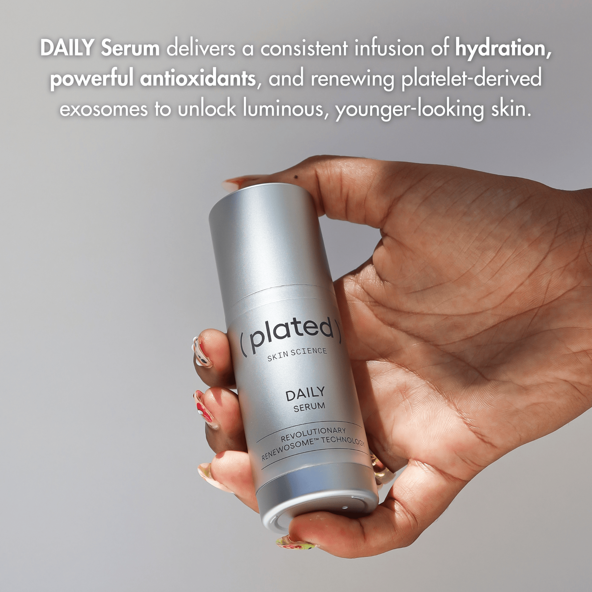 Plated Skin Science DAILY Serum Shop at Exclusive Beauty Club Anti-aging serum