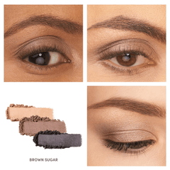 Jane Iredale PurePressed Eyeshadow Trio Brown Sugar Model  Shop At Exclusive Beauty 2