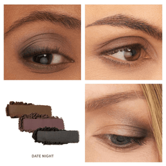 Jane Iredale PurePressed Eyeshadow Trio Date Night Swatches Shop At Exclusive Beauty 2