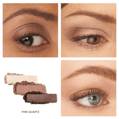 Jane Iredale PurePressed Eyeshadow Trio Pink Quartz Model Shop At Exclusive Beauty 2