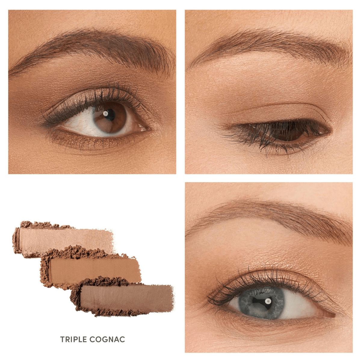 Jane Iredale PurePressed Eyeshadow Trio Triple Cognac Model Shop At Exclusive Beauty 2