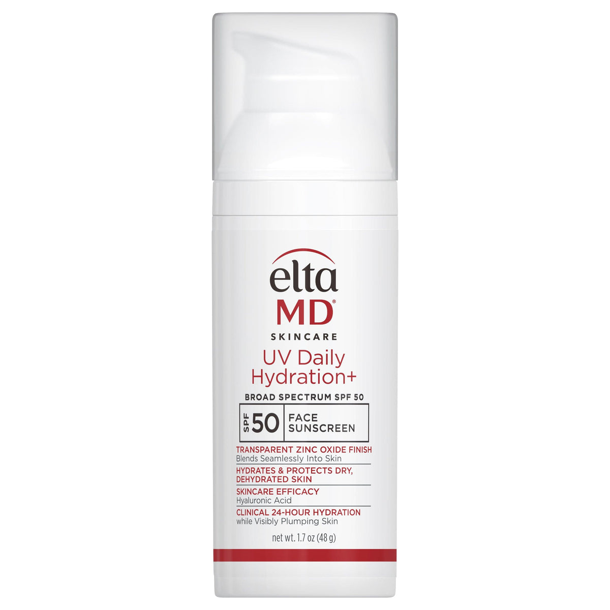 Elta MD UV Daily Hydration+ broad spectrum spf 50 face shop at Exclusive Beauty Club