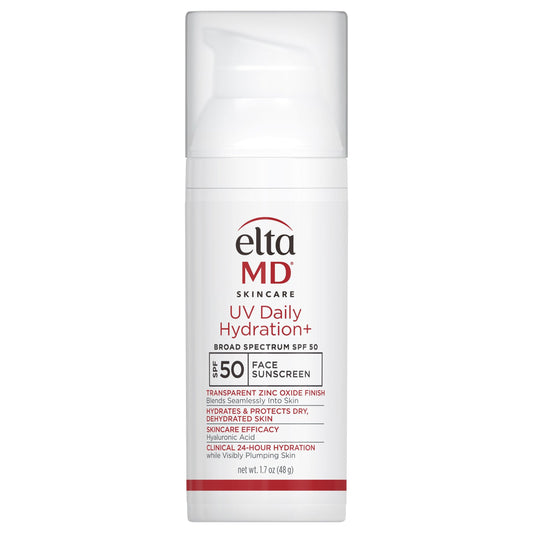 Elta MD UV Daily Hydration+ broad spectrum spf 50 face shop at Exclusive Beauty Club