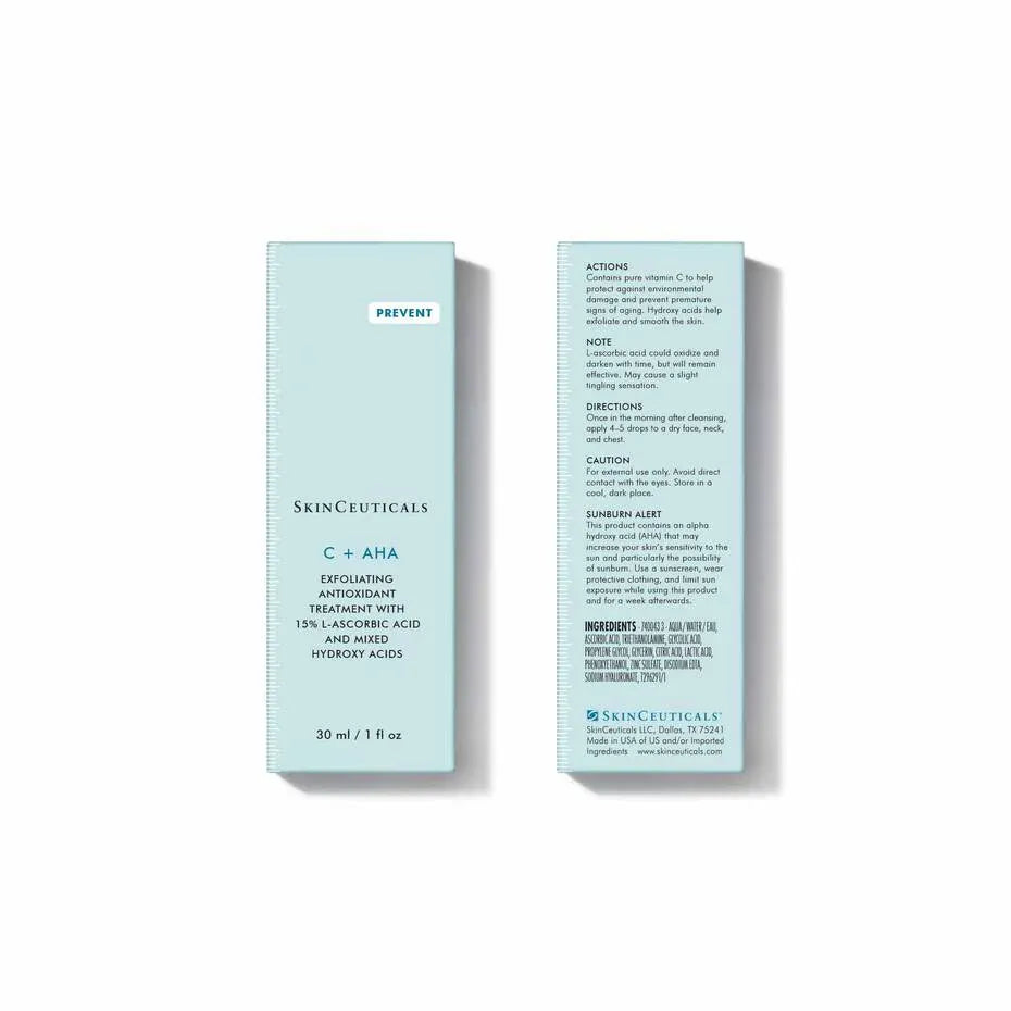 SkinCeuticals C + AHA SkinCeuticals 1.0 fl. oz. Shop at Exclusive Beauty Club