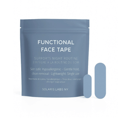 Solaris Laboratories NY Kinesiology Face Tape strips for overnight facial lifting and smoothing. Available at Exclusive Beauty Club.