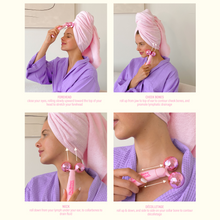 Cargar imagen en el visor de galería, How to Use The Skinny Confidential Pink Balls Facial Massager Shop at Exclusive Beauty
