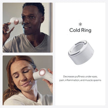 Load image into Gallery viewer, TheraBody TheraFace Hot &amp; Cold Rings - White
