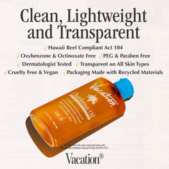 Vacation Chardonnay Oil Broad Spectrum SPF 30 Sunscreen