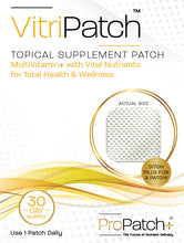 Cargar imagen en el visor de galería, ProPatch+ VitriPatch Multivitamin Topical Supplement 30 Day Supply shop at Exclusive Beauty
