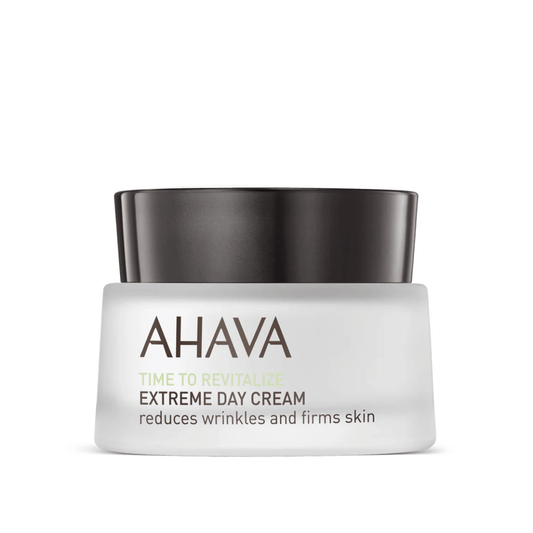 AHAVA Extreme Day Cream reduces wrinkles and firms skin shop at Exclusive Beauty