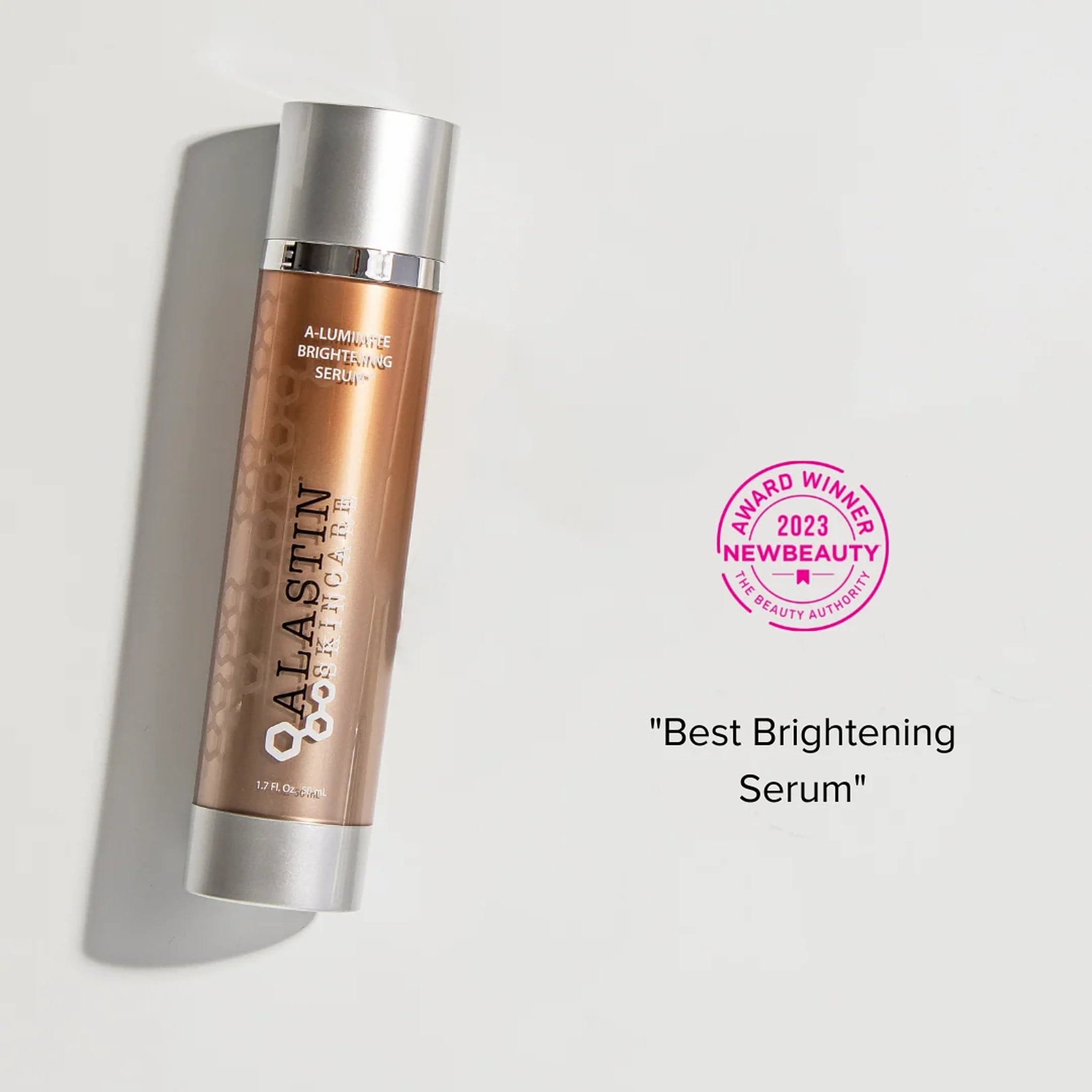 ALASTIN A-Luminate Brightening Serum winner of the 2023 NewBeauty Award for Best Brightening Serum