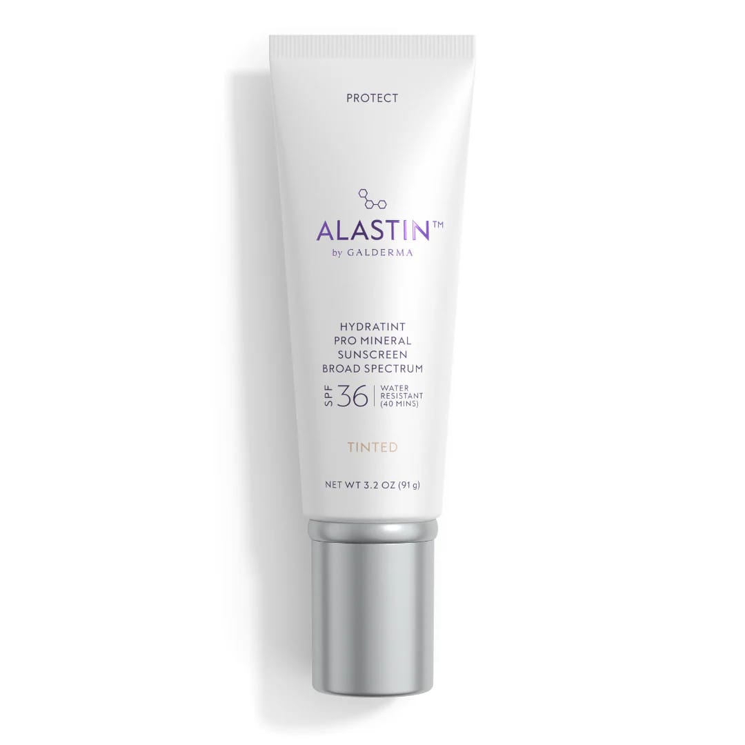 ALASTIN HydraTint Pro Mineral Sunscreen Broad Spectrum SPF 36 tinted 3.2 oz tube in new Galderma packaging