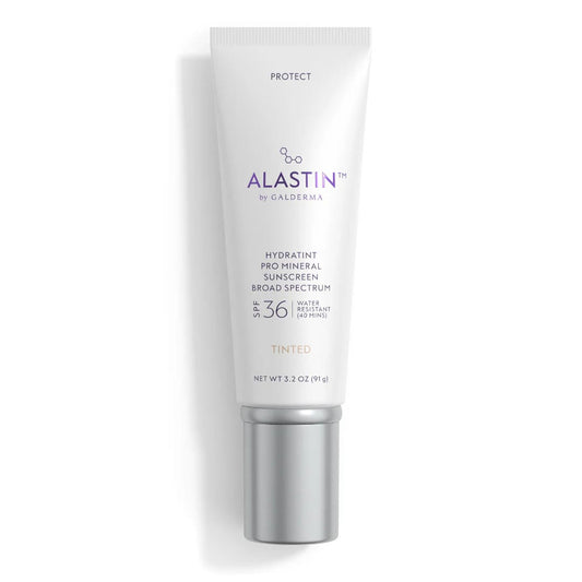ALASTIN HydraTint Pro Mineral Sunscreen Broad Spectrum SPF 36 tinted 3.2 oz tube in new Galderma packaging