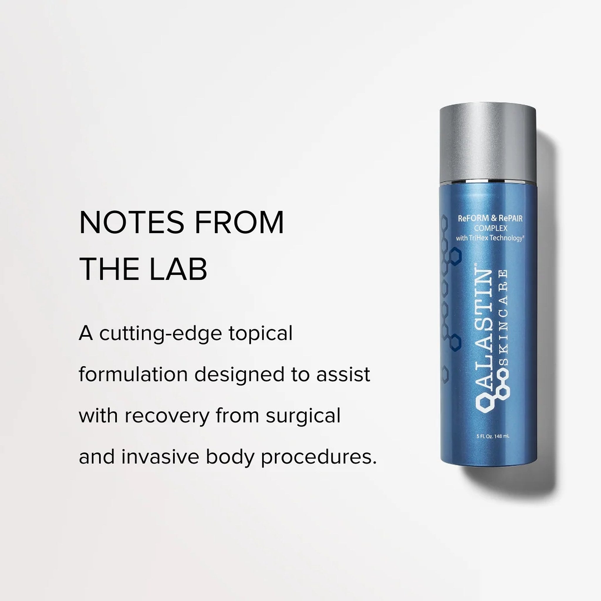 ALASTIN Skincare ReFORM & RePAIR Complex topical formula to support recovery after surgical body procedures