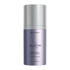 ALASTIN Restorative Neck Complex 1.7 oz pump bottle with TriHex Technology in new purple packaging