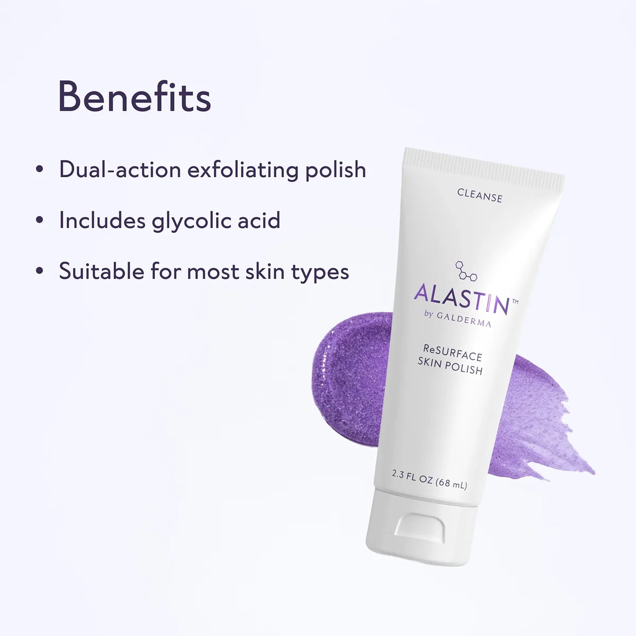 ALASTIN ReSURFACE Skin Polish dual-action exfoliating polish with glycolic acid for most skin types