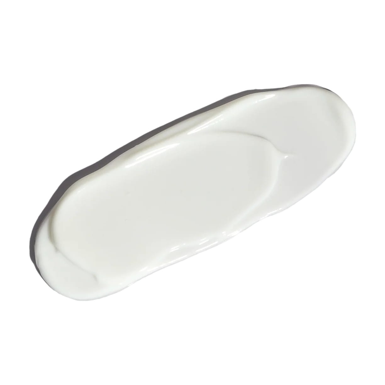Smooth white lotion texture swatch of ALASTIN SilkSHIELD All Mineral Sunscreen SPF 30