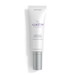 ALASTIN Ultra Light Moisturizer with TriHex Technology 2 oz tube in new Galderma packaging on white