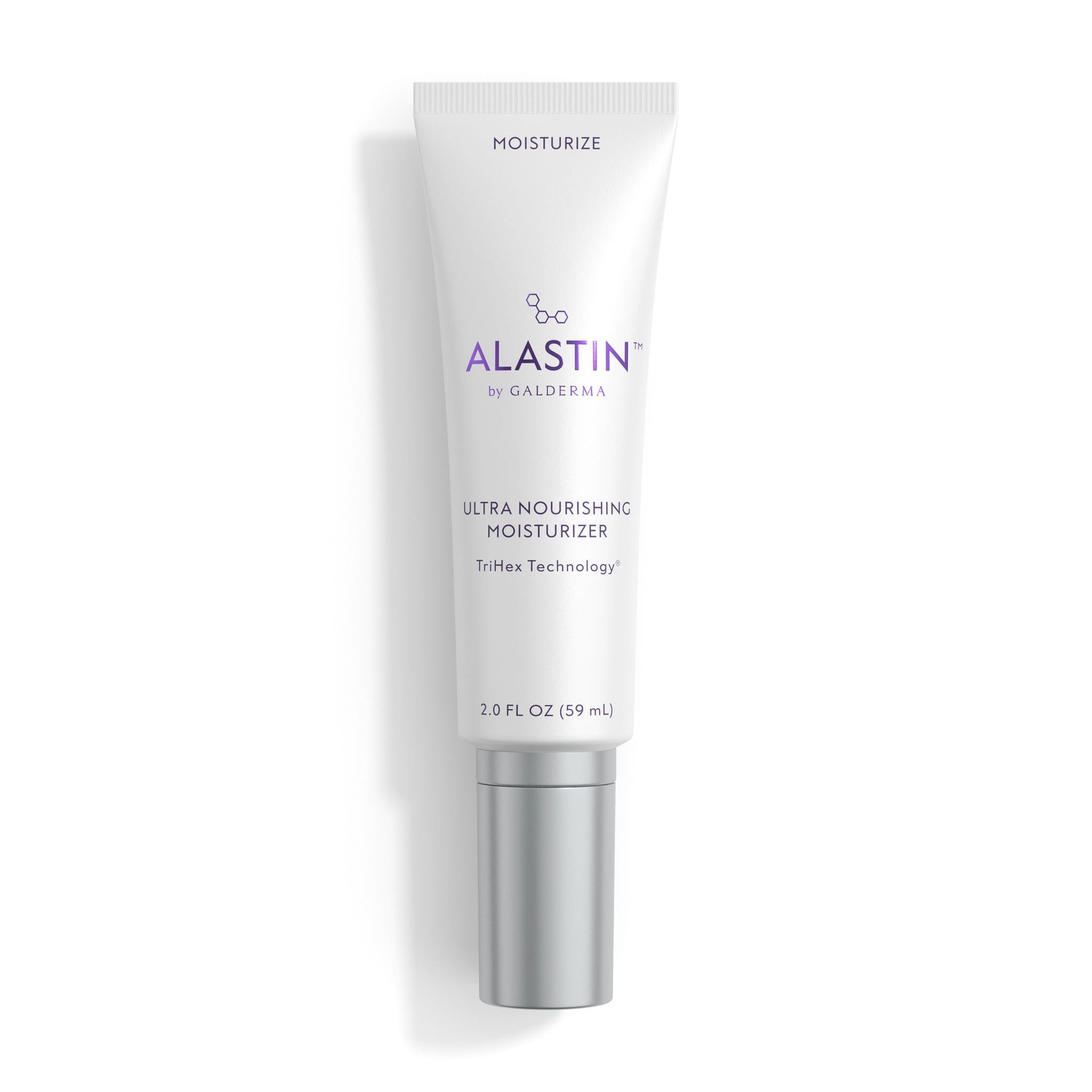 ALASTIN Ultra Nourishing Moisturizer with TriHex Technology 2 oz tube in new Galderma packaging on white