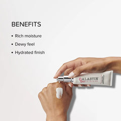Hands applying ALASTIN Ultra Nourishing Moisturizer for rich moisture a dewy feel and a hydrated finish