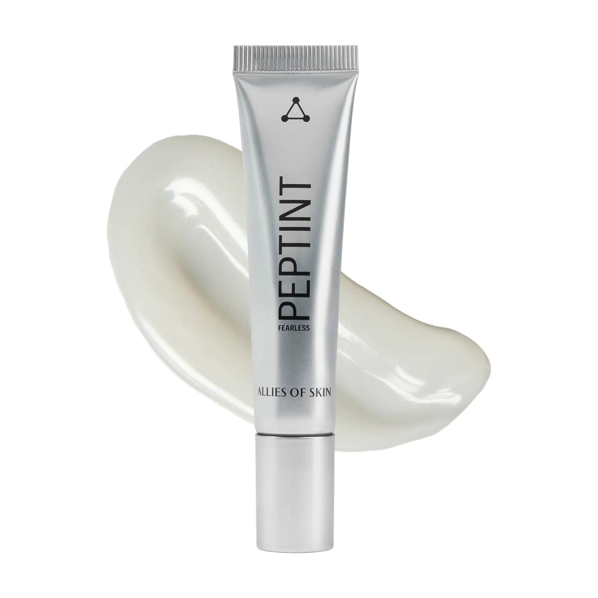 Allies of Skin Peptint Tripeptide and Goji Cells Plumping Lip Treatment in Fearless clear glaze with swatch 1
